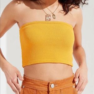 BARELY WORN, UO Ribbed Tube Top